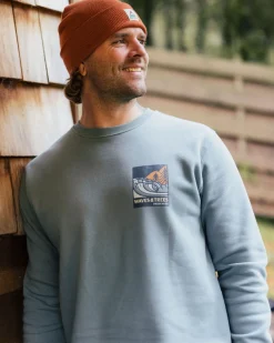 Waves u0026 Trees Bio-Baumwoll-Sweatshirt - Stürmische See