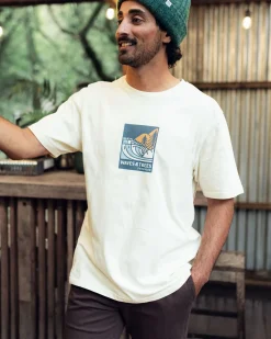 Waves u0026 Trees Bio-Baumwoll-T-Shirt - Birke