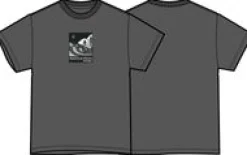 Waves u0026 Trees Bio-Baumwoll-T-Shirt - Holzkohle