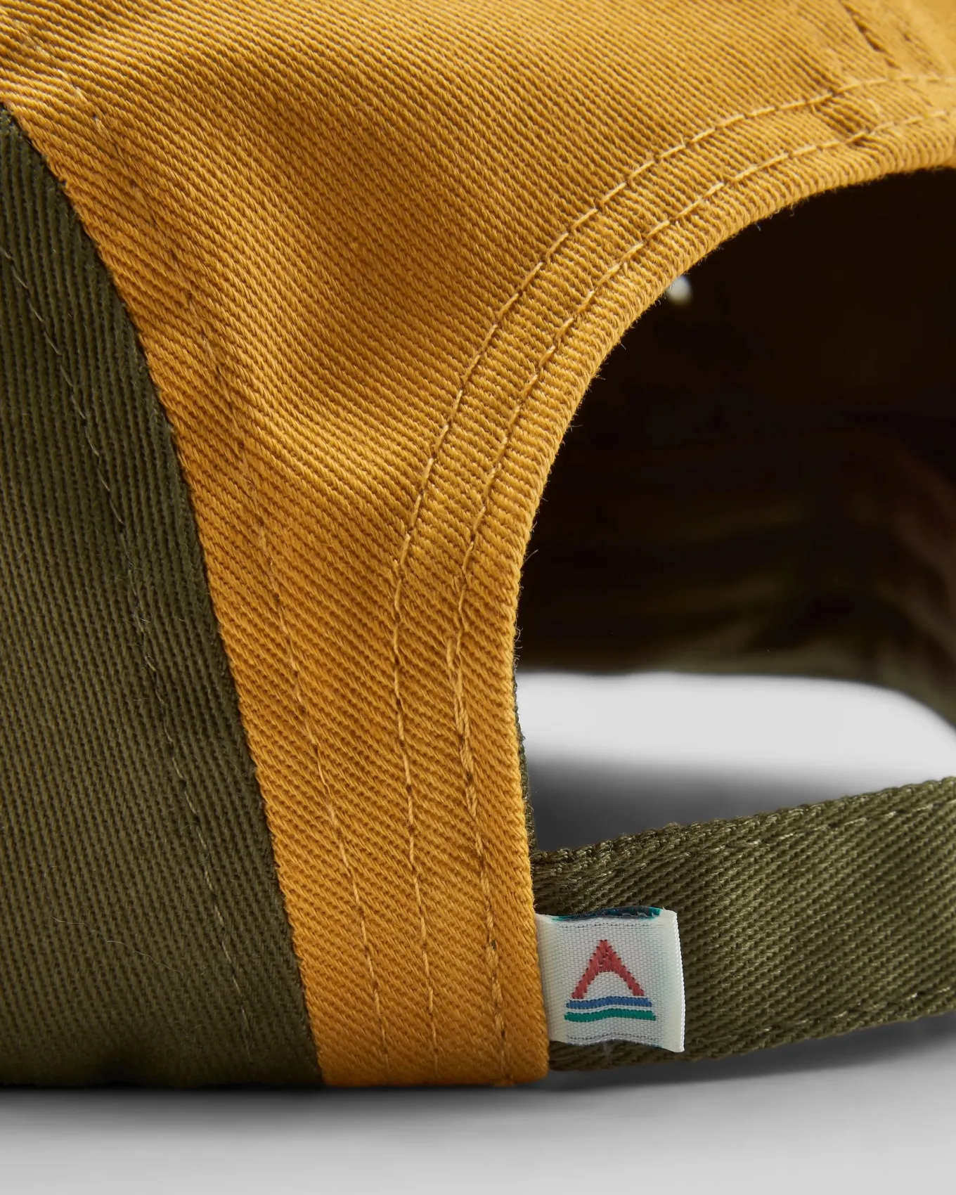 Waves u0026 Trees Recycelte 5-Panel-Kappe - Khaki