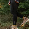 Wintergreen Recycelte Polartec® Leggings - Schwarz
