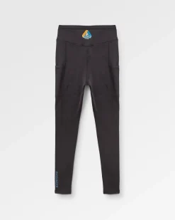 Wintergreen Recycelte Polartec® Leggings - Schwarz