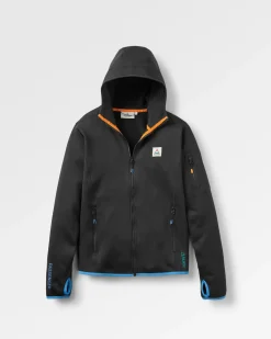 Wintergreen Recycelter Polartec® Fleece-Hoodie - Schwarz