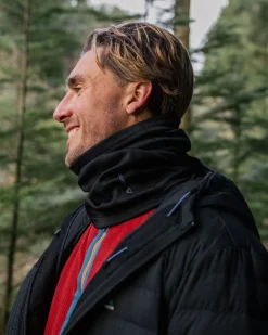Wintergreen Recycelter Polartec® Thermo-Nackenwärmer - Schwarz