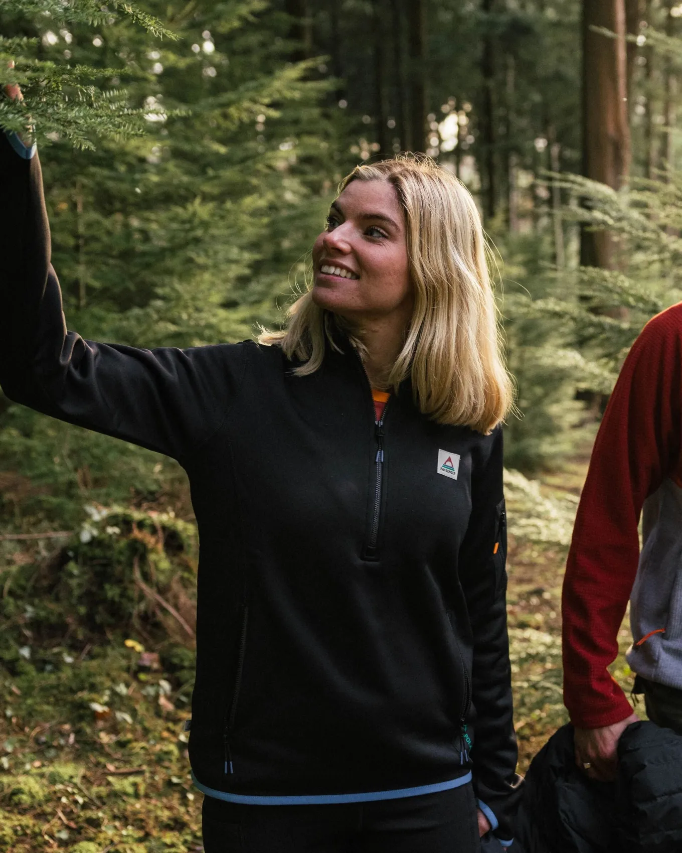 Wintergreen Recycelter Polartec® Fleece-Pullover - Schwarz