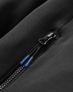 Wintergreen Recycelter Polartec® Fleece-Hoodie - Schwarz
