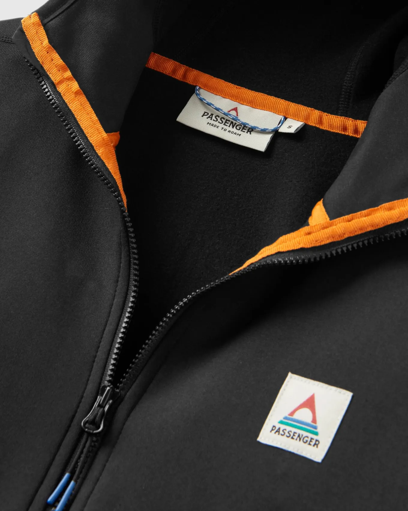 Wintergreen Recycelter Polartec® Fleece-Hoodie - Schwarz