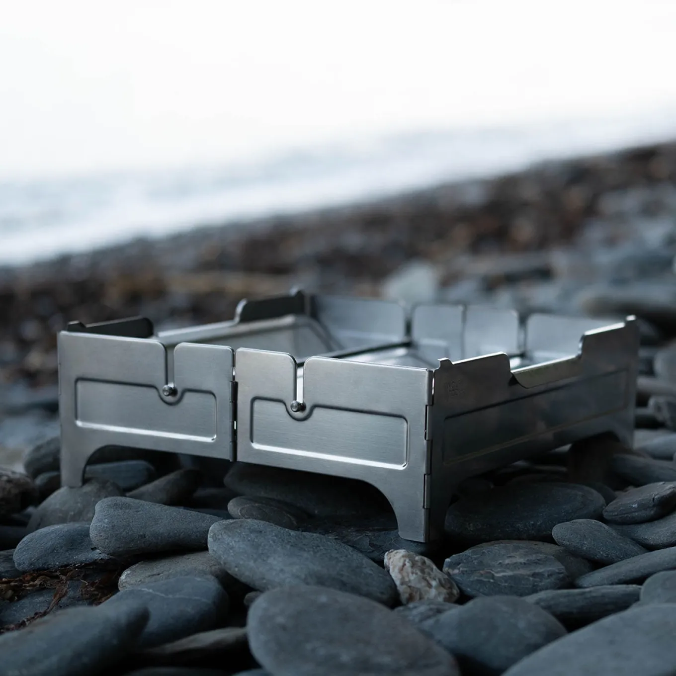 Wolf and Grizzly Feuer Safe - Edelstahl