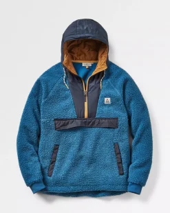 Woodland Recyceltes Polar-gefüttertes Sherpa-Fleece - Blauer Stahl