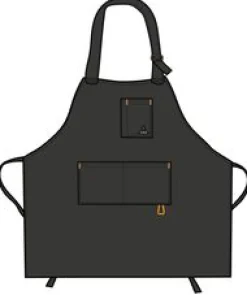 Yard Bio-Baumwoll-Denim-Schürze - Schwarz