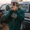 Yuca Bio-Baumwoll Hoodie - Regenwald
