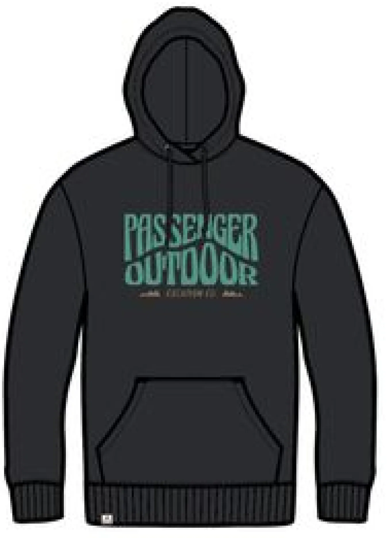 Yuca Bio-Baumwoll Hoodie - Schwarz
