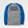 Yuca Bio-Baumwolle Langarmshirt - Azurblauer Mergel