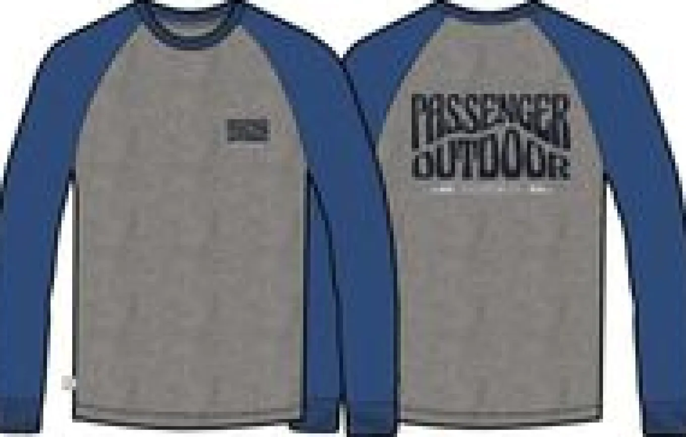 Yuca Bio-Baumwolle Langarmshirt - Azurblauer Mergel