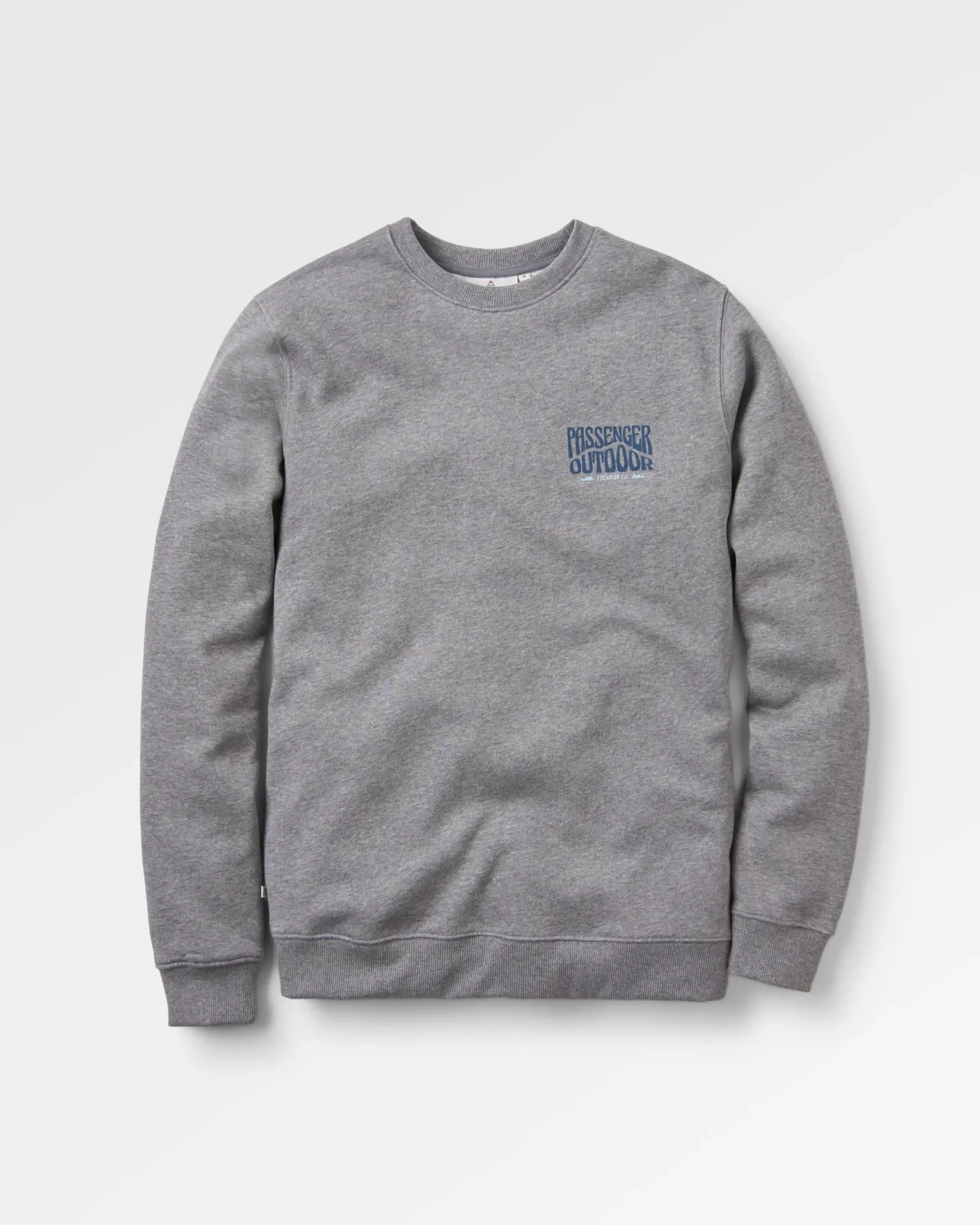 Yuca Recyceltes Baumwoll-Sweatshirt - Dunkelgrau meliert